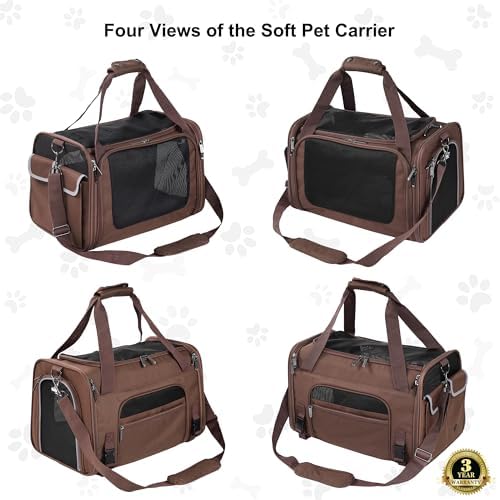 EliteField Deluxe Soft Pet Carrier for Cats and Dogs (3-Year Warranty) - Image 4