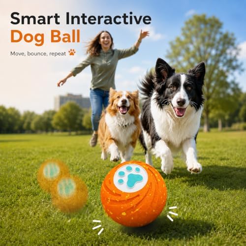 Lovkid Smart Interactive Dog Ball - Automatic Moving and Bouncing Pet Toy - Image 6