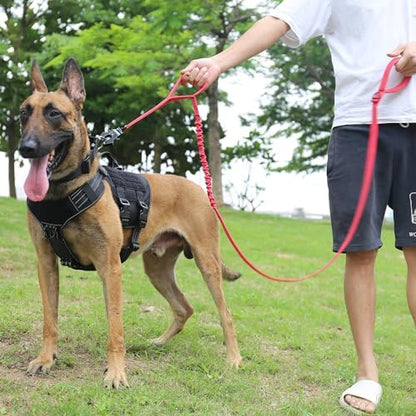 ICEFANG Tactical Dog Leash with Quick-Release Metal Clasp,Bungee-Dog Lead - Image 2