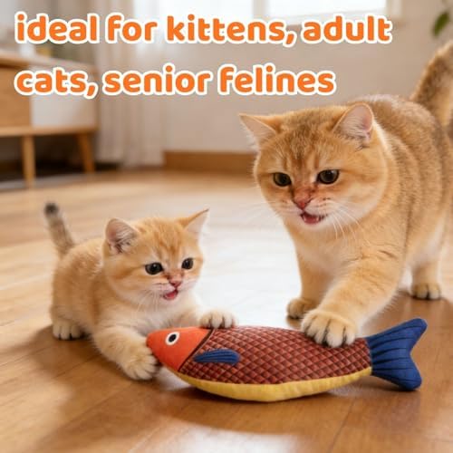 6 Pack Catnip Toys for Indoor Cats, Interactive Cat Toys with Catnip, Chew Kicker, Cat Chew Toy for Adult Cats & Kitten - Image 5