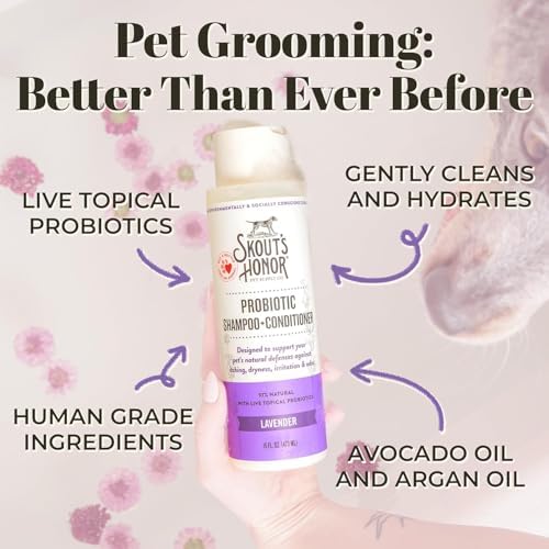 SKOUT'S HONOR Probiotic Grooming Essentials Bundle - Lavender - Image 3