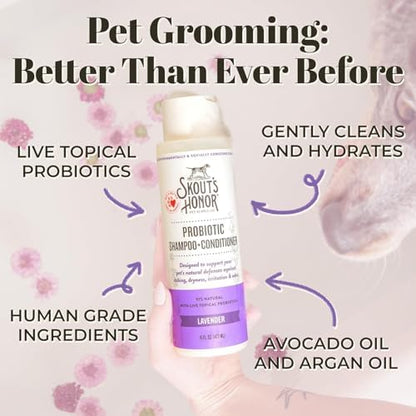SKOUT'S HONOR Probiotic Grooming Essentials Bundle - Lavender - Image 3