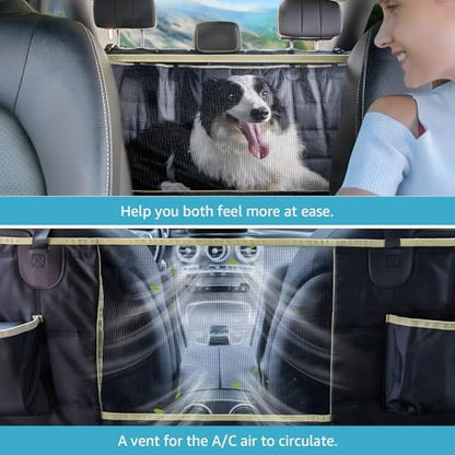 Lassie Truck Hard Bottom Waterproof Dog Hammock for Car with Mesh Window - Image 6