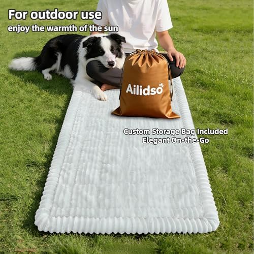 Soft Plush Dog Car Seat Cover & Sofa Protector, Non-Slip Mat (23.6''×70'') - Image 4