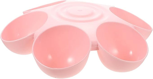 Flower Pet Bowl Kitten Feeding Bowls Cat Food Dish Pet Feeding Station Slow Feeding Cat Bowls Slow Dog Water Bowl Puppy Water Dispenser Puppy Water Feeder Pink Plastic