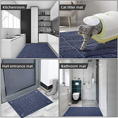 Cat Litter Box Mat, 47" x 35" Large Waterproof Litter Trapping Mat - Image 7