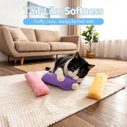 Cat Toys Pillows 3 Pack, Interactive Kicker Toy for Indoor Cat and Kitten - Image 7