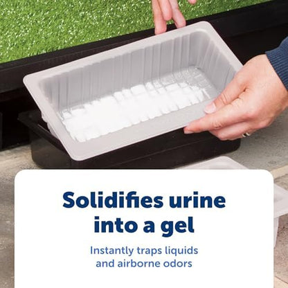 Pet Loo Pee-Pod with Sponge - 7-Pack - Indoor Toilet Tray for Pets - Urine Disposal - Image 2