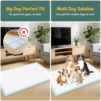 Large Puppy Pee Pads for Dogs 23" x 35" 20 Count, 6-Layer Leak-Proof XL Dog Pee Pads, Super Absorbent Quick-Dry Thick Disposable Potty Training Pads - Image 5