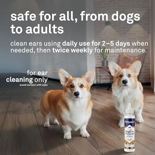 Petpost | Dog Ear Cleaner - Natural Coconut Oil Solution - Best Remedy for Odor - Dog Ear Problems - Chemical & Irritant Free 8 oz. - Image 5