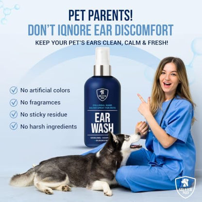 Nano Silver Pet Ear Wash for Dogs & Cats Spray, 8 Oz - Image 3