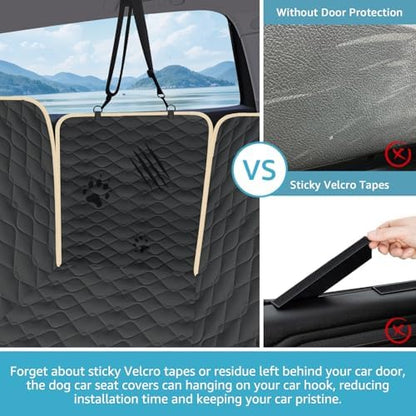 Lassie XL Truck Waterproof Dog Seat Cover Back Seat with 2 Seat Belts - Image 3