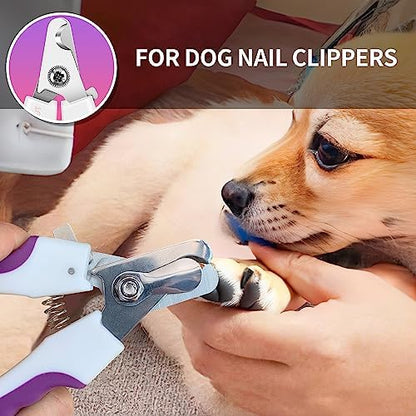 4.7" Small Dog & Cat Nail Clipper Stainless Steel Cat Claw Trimmers for Rabbits, Guinea Pigs, Birds, Puppies, Kittens and Small Animals Pet Nail Clipper for Professional and Home Use (Pink) - Image 5