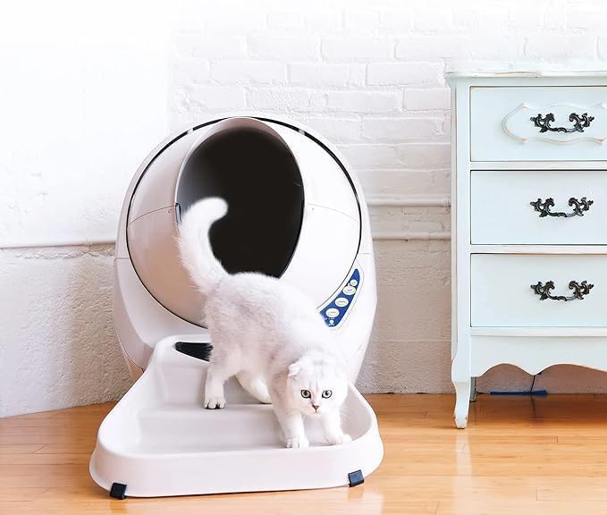 Litter-Robot 3 by Whisker, Beige - Automatic, Self-Cleaning Cat Litter Box, Helps Reduce Litter Box Odors, Works with Almost Any Clumping Litter, WhiskerCare 1-Year Warranty
