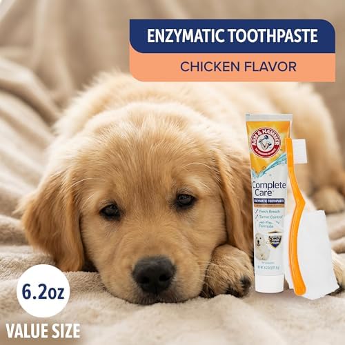 Arm & Hammer Complete Care Puppy Dental Kit, Peanut Butter, 2.5 Oz, 2-Pack - Image 3