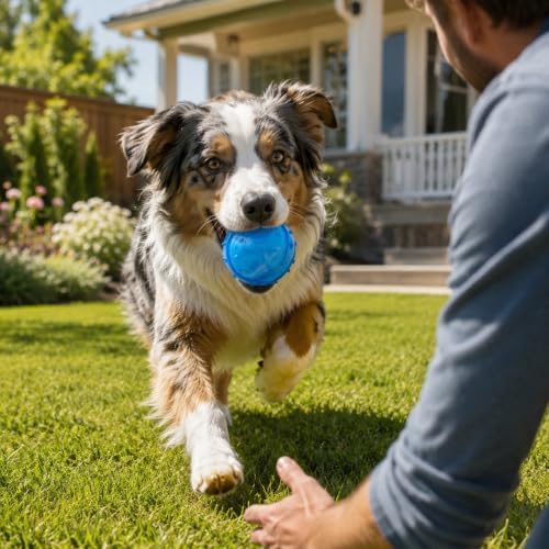 SPOT Play Strong Scent-sations Ball - Scent-Infused, Strong, Durable TPR Rubber, Heavy Duty Dog Toys for Aggressive Chewers up to 45lbs, Perfect for Puppies & Medium Breeds, 3.25in, Bacon Flavored - Image 5