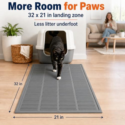 Heavy-Duty Cat Litter Mat: 10,000 Scratch Motions Tested - Image 5