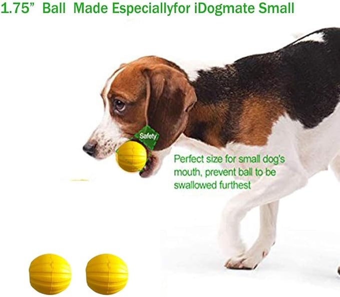 1.75" Durable Balls for Small Dogs, Ball Dog Toy for Small Launcher, Dog Balls,Durable, Washable (3pcs)