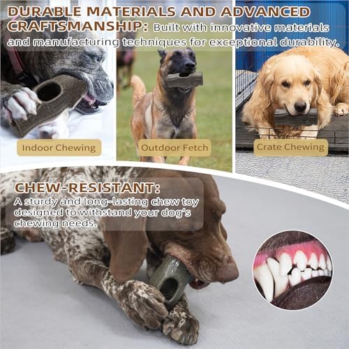 Dog Toys for Aggressive Chewers,Indestructible Dogs Toy for Large/Medium Breed,Frozen Dog Treat Holder to do Keep Them Busy to Reduces Anxiety - Image 6