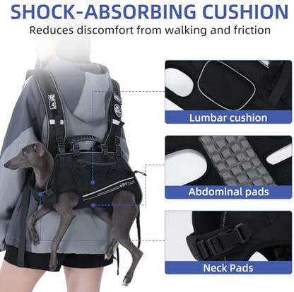 Wakytu Dog Lift Harness for Small Dogs,Dog Backpack Carrier - Image 2