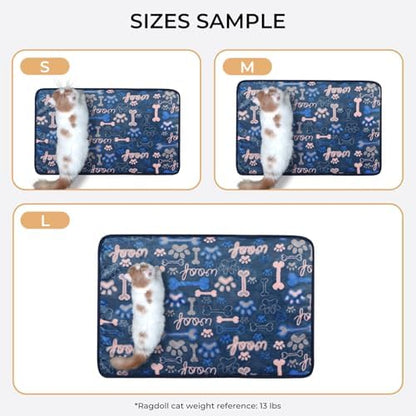 Luciphia 3 Pack Soft Fleece Dog Blankets for Small Dogs Puppy Cats,23"x16" - Image 3