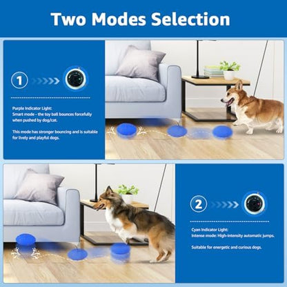 Dolita Interactive Dog Toy 2 Modes Tough Chewers Dog Ball, Smart Automatic Rolling Ball, E-TPU Material for Aggressive Chewers, Large/Medium Dogs - Image 4