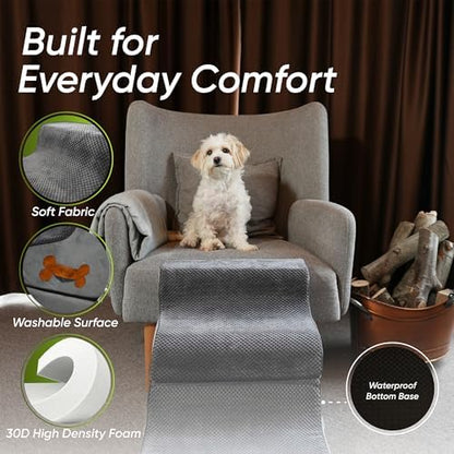 Dog Stairs for Bed & Couch – 2-in-1 Foldable Dog Stairs and Ramp - Image 4