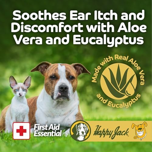 HAPPY JACK Dog Ear Wipes with Aloe, 100 Ct - Image 2
