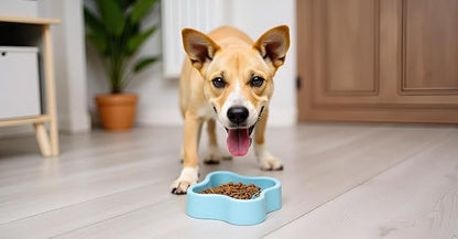 Silicone Slow Feeder Dog Bowl, Non-Slip Pet Food Bowl for Small & Medium Dogs Cats, Interactive Slow Eating Bowl, Puzzle Toy for Pets Food Training, Healthy Eating Aid, Anti-Choking
