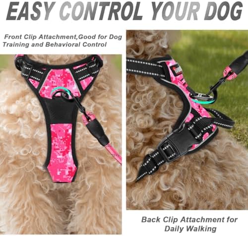 BARKBAY Dog Harness No Pull for Small Sized Dog Front Back Clips,Dog Vest - Image 2