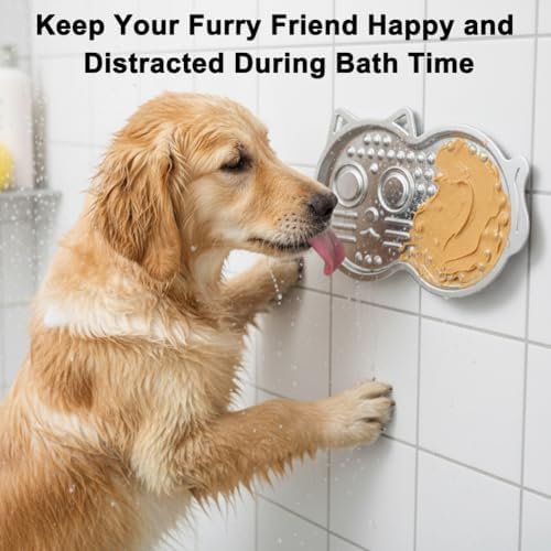 Vivifying Stainless Steel Lick Mat for Dogs, 2 Pack Calming Lick Pads - Image 7