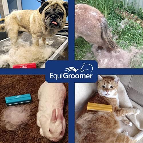 EquiGroomer 5-Inch Undercoat Deshedding Brush for Dogs & Cats, Purple - Image 6