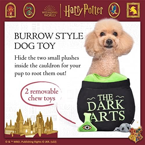 Harry Potter Dark Arts Potion Burrow Dog Toy, 10 Inch - Image 3