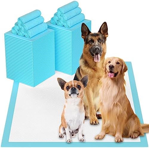 Puppy Pads for Dogs 32"x36" 60 Count, Thicken Disposable Pet Pee Pads by SUGUNING