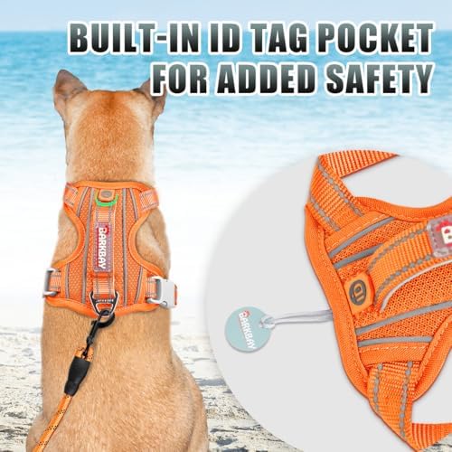 BARKBAY Dog Harness for Large Dogs No Pull Dog Vest ID Tag Pocket - Image 2