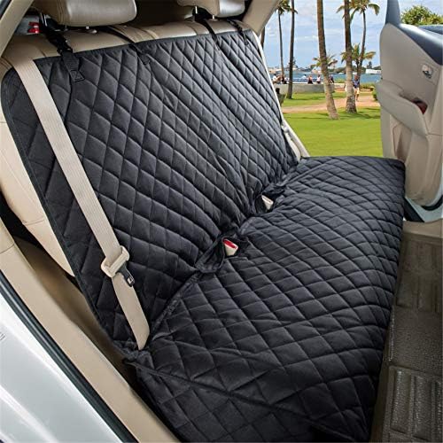 VIEWPETS Bench Car Seat Cover Protector, Waterproof Heavy-Duty, Black - Image 2