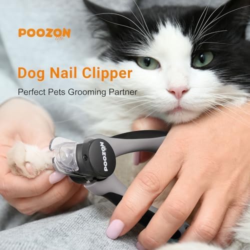 Dog Nail Clipper with Light, Illuminates Nail Clipper Kit or Bloodline for Safe, Easy Trimmers, Extra Sharp for Thick Nails, Quick Sensor, Avoid Over Cutting Toenail, for Cats & Dogs - Image 2