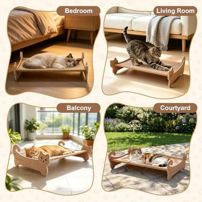 Cork Cat Scratcher Bed 2in1 Larger-Scratching Post-Cat Furniture - Image 7