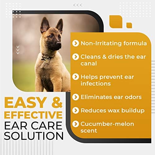 Truseb | Ear Cleaner Flush Advanced Plus Solution Formula for Cats and Dogs, Washes Away Dirt and Debris and Helps Prevent Infections, Cleaning + Drying (ADVANCED+ Ear Cleansing Flush, 16 Oz) - Image 4