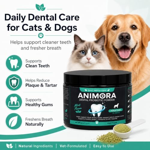 animora Dog Dental Powder, Oral Care Breath Freshener, 60g - Image 2