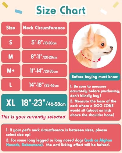 Inflatable Dog Pillow Cone Collar After Surgery, Donut Soft Neck Cone for Golden Retriever & German Shepherd Extra Large Dogs, etc, Recovery E Collar to Stop Licking Pink Donut - Image 2