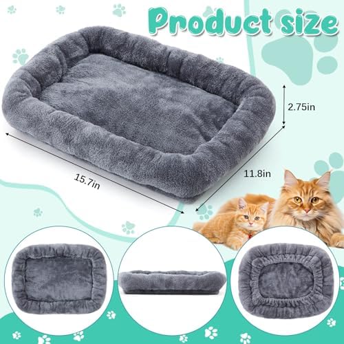 Abbylike 2 Pcs Cat Tree Bed Cover Square for Platform,15.7 x 11.8 Inch - Image 2