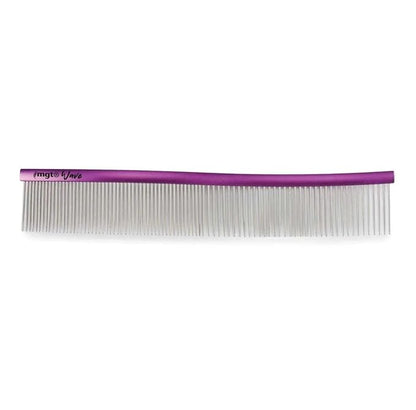 Dog and Cat Grooming Combs Contour Custom Coat Fur Finishing Shape Fluff Style and Primp (9.5 inch Wave Comb)