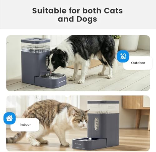 2.2 Gallon Automatic Dog Water Dispenser with Stainless Steel Bowl - Image 6