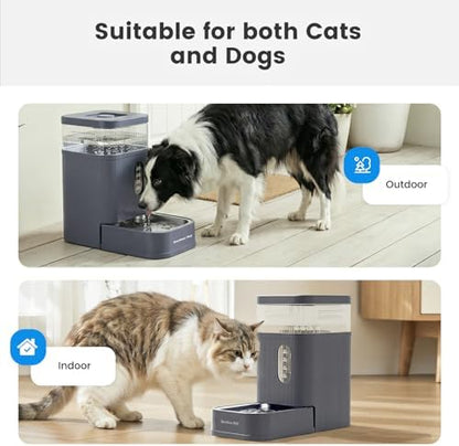 2.2 Gallon Automatic Dog Water Dispenser with Stainless Steel Bowl - Image 6