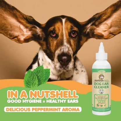 Makondo Pets Dog Ear Cleaner Solution with Peppermint Aroma - Image 3