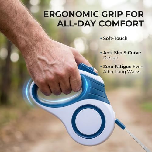 360° Tangle-Free Retractable Pet Leash,16ft for Dogs and Cats - Image 3