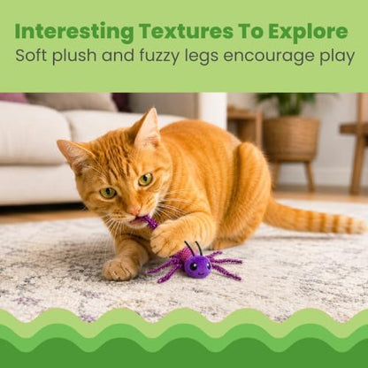 Catstages Ant-Tastic Dental Cat Toys with Catnip, Dental Mesh to Help Clean Teeth, Prey-Driven Bat & Carry Play for Cats & Kittens, 3", 3-Pack - Image 4