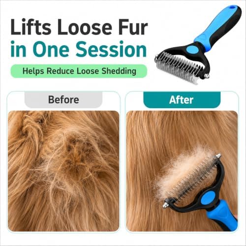 Pet Grooming Tool,Dog Brush For Shedding,Deshedding Dog Brush - Image 5