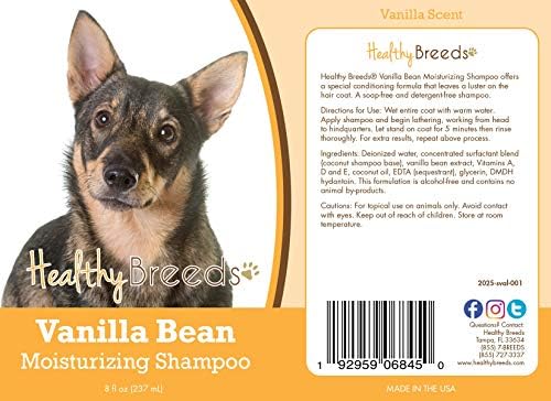 Healthy Breeds Swedish Vallhund Vanilla Bean Moisturizing Shampoo 8 oz - Image 2
